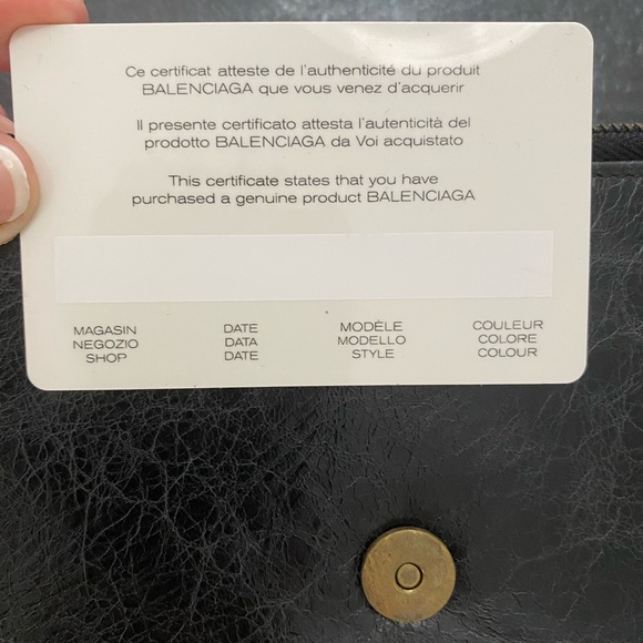 Balenciaga Classic envelope wallet - Picture 10 of 10